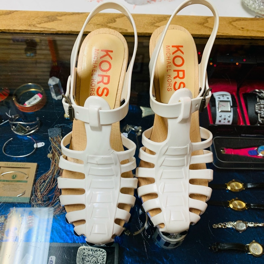 Vintage Michael Kors Jelly Wood Heels